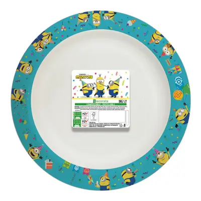 Papperstallrikar Minions FSC - 8-pack