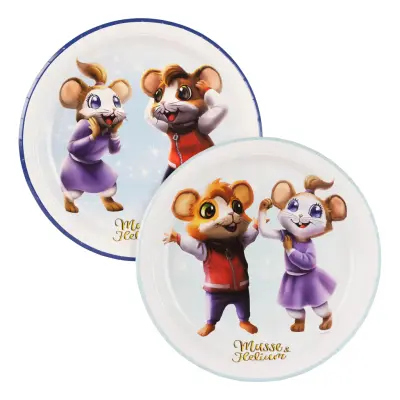 Papperstallrikar Musse&Helium - 8-pack