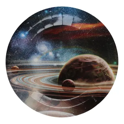 Papperstallrikar Rymden - 10-pack