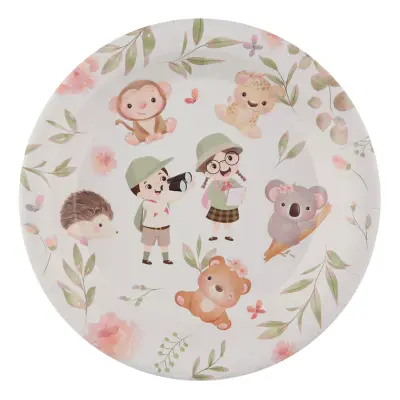 Papperstallrikar Safari - 10-pack