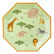 Papperstallrikar Safari Party - 6-pack