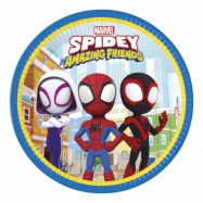 Papperstallrikar Spidey & Hans Fantastiska Vänner - 8-pack