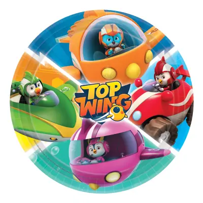 Papperstallrikar Top Wing