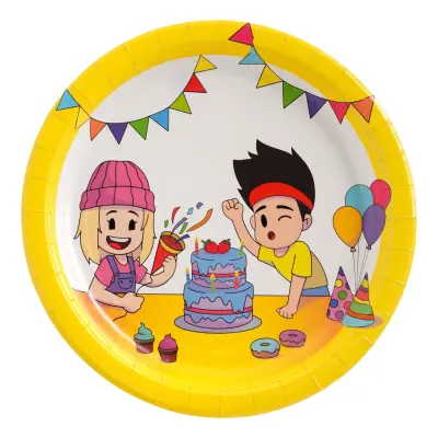 Papperstallrikar Yumi&Tomu - 8-pack