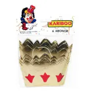 Pappkrona i Guld - 6-pack