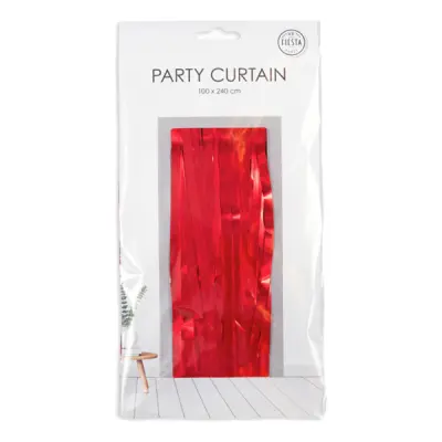 Partydraperi Röd
