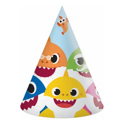 Partyhattar Baby Shark - 6-pack