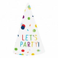 Partyhattar Lets Party Konfetti - 8-pack