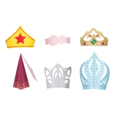 Partyhattar Mini Prinsesskronor