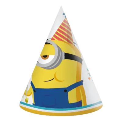 Partyhattar Minions the Rise of Gru - 6-pack