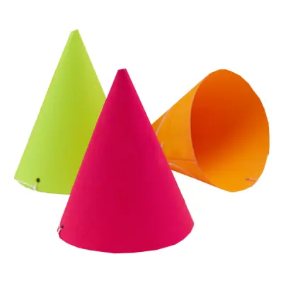 Partyhattar Neon - 9-pack