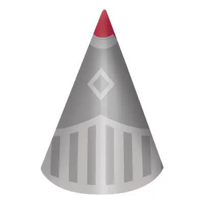 Partyhattar Riddare - 8-pack