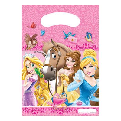 Partypåse Disney Prinsessor - 6-pack