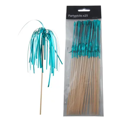 Partypicks Blåa Metallic