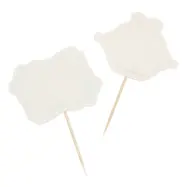 Partypicks Rosett Blå/Rosa - 12-pack
