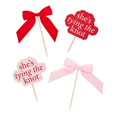 Partypicks She's Tying the Knot Rosett - 12-pack