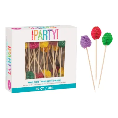 Partypicks Tropisk Frukt - 50-pack