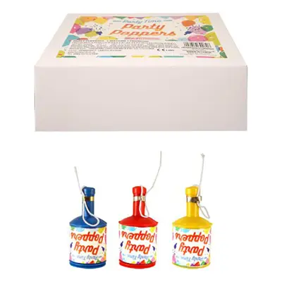 Partypoppers Mixade - 3 färger