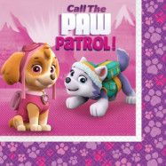 Paw Patrol - Skye Servetter 20-pack 33 cm