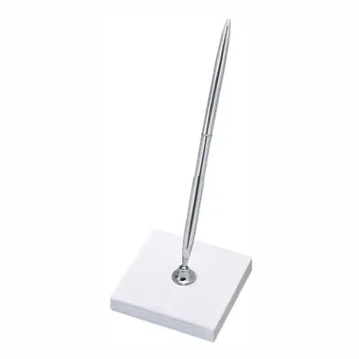 Penna med Hållare Silver