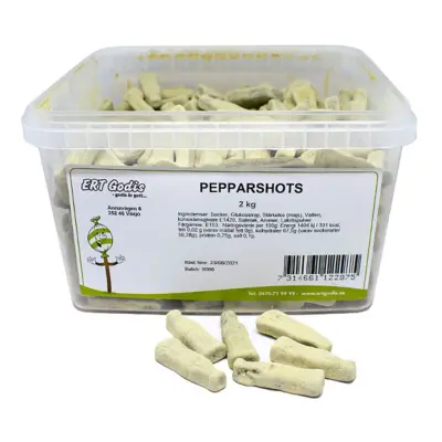 Pepparshots Storpack - 2 kg