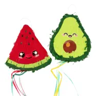 Piñatas Avocado&Melon Mini Kawaii - 2-pack