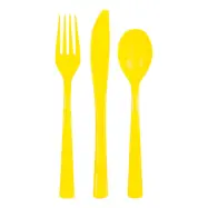 Plastbestick Gul - 18-pack