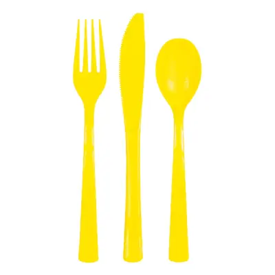 Plastbestick Gul - 18-pack