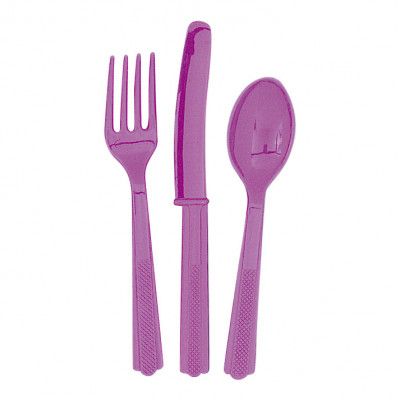 Plastbestick Lila - 18-pack