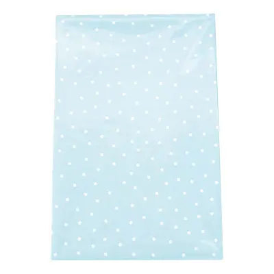 Plastduk Prickig Blå