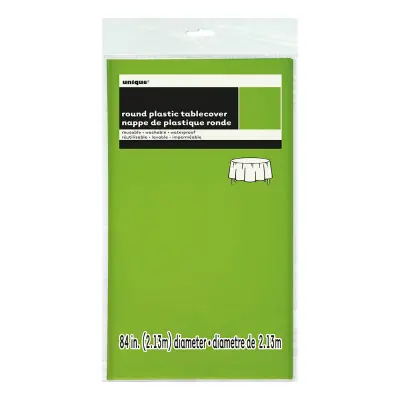 Plastduk Rund Neongrön