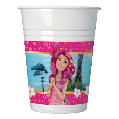 Plastmuggar Mia & Jag - 8-pack