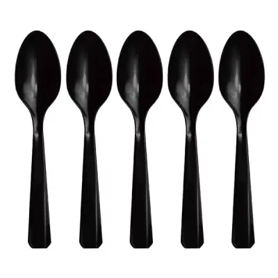 Plastskedar Svarta - 20-pack