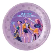 Plasttallrikar K-pop Demon Hunters™ Återanvändbara - 4-pack