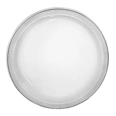 Plasttallrikar Transparenta - 24-pack