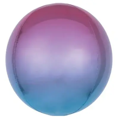 Folieballong Orbz Lila/Blå