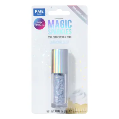 PME Ätbart Glitter Iriserande Diamantvit - 3 g