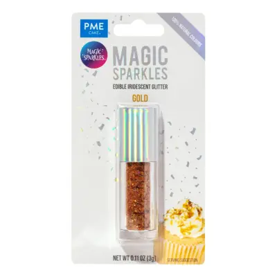 PME Ätbart Glitter Iriserande Guld - 3 g