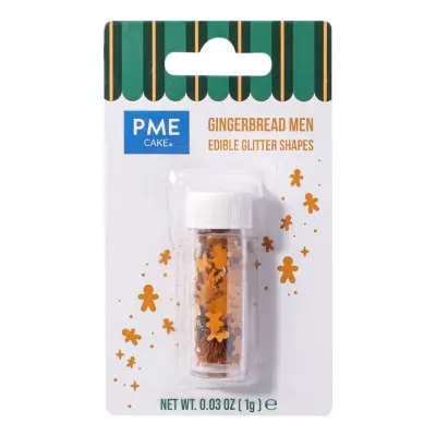 PME Ätbart Glitter Pepparkaksgubbar - 1 gram