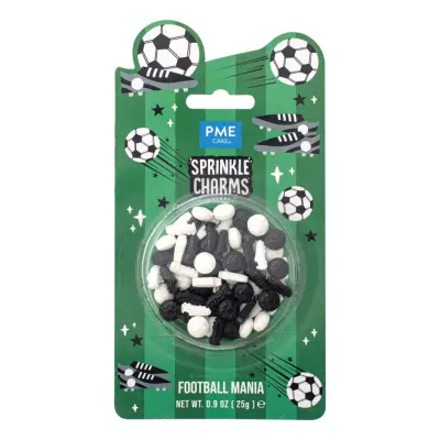 PME Fotboll Sprinkle Charms - 25 gram