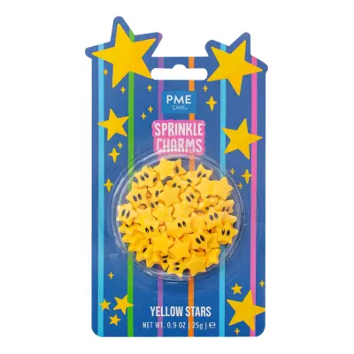 PME Gaming Stjärnor Sprinkle Charms - 25 gram