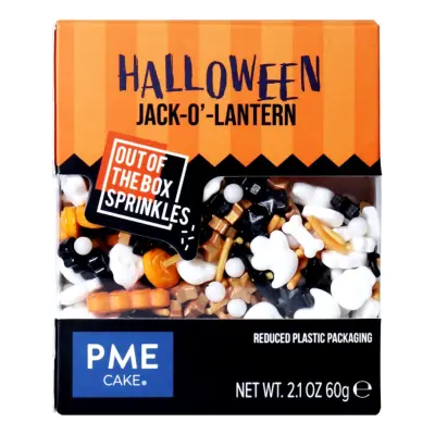PME Halloweenströssel Jack-O-Lantern - 60 gram