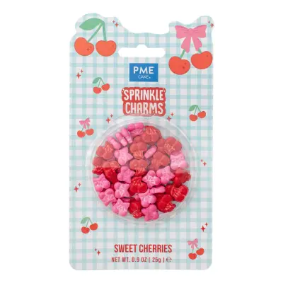PME Körsbär Sprinkle Charms - 25 g