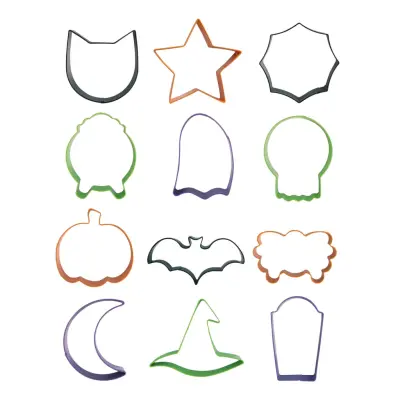 PME Kakformar Halloween Figurer - 12-pack