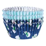 PME Muffinsformar med Folie Snögubbar - 60-pack