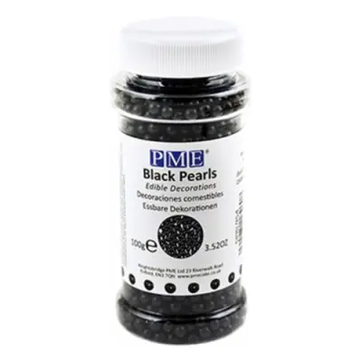 PME Sockerpärlor Mini Svart - 100 gram