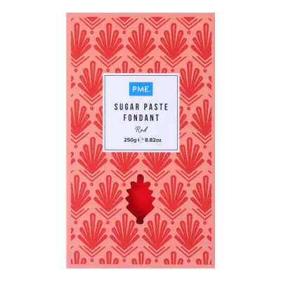 PME Sockerpasta - Röd 250 gram