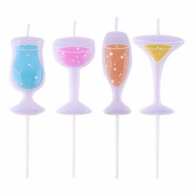 PME Tårtljus Cocktails - 4-pack