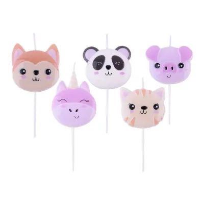 PME Tårtljus Djur - 5-pack