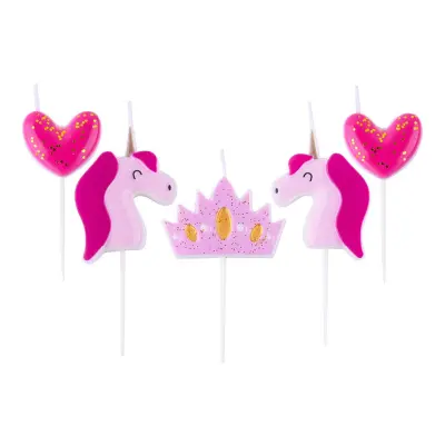 PME Tårtljus Prinsessa - 5-pack